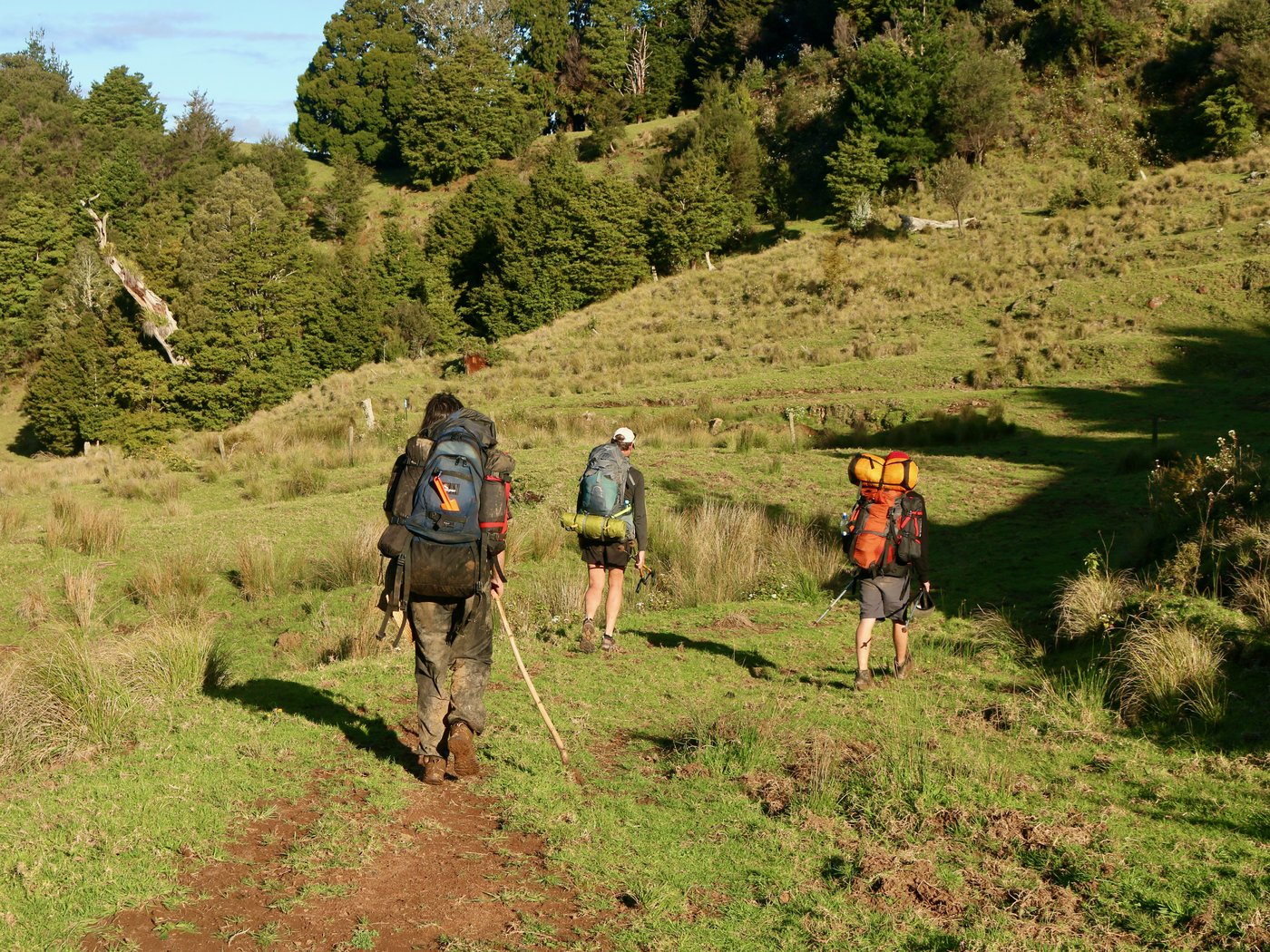 Walking the final two kilometres to the nights campground.