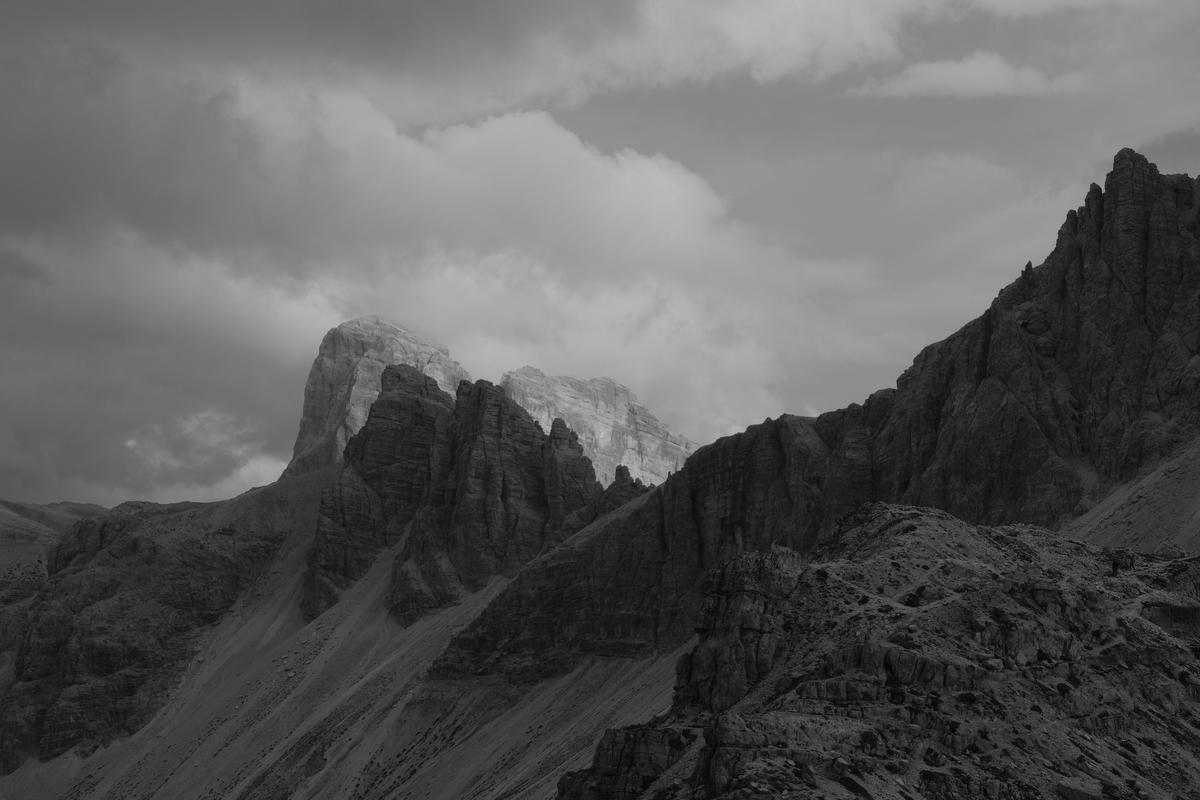 Even the ‘lesser’ peaks of the Italian Dolomites are spectacular.