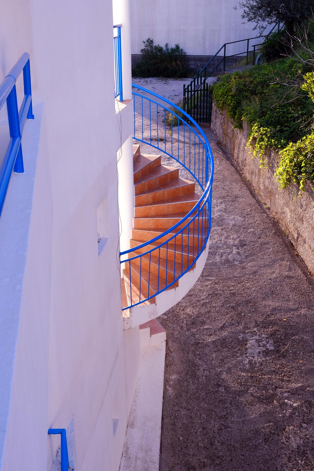 The staircase to Mizuki and I’s apartment in Herceg Novi, Montenegro