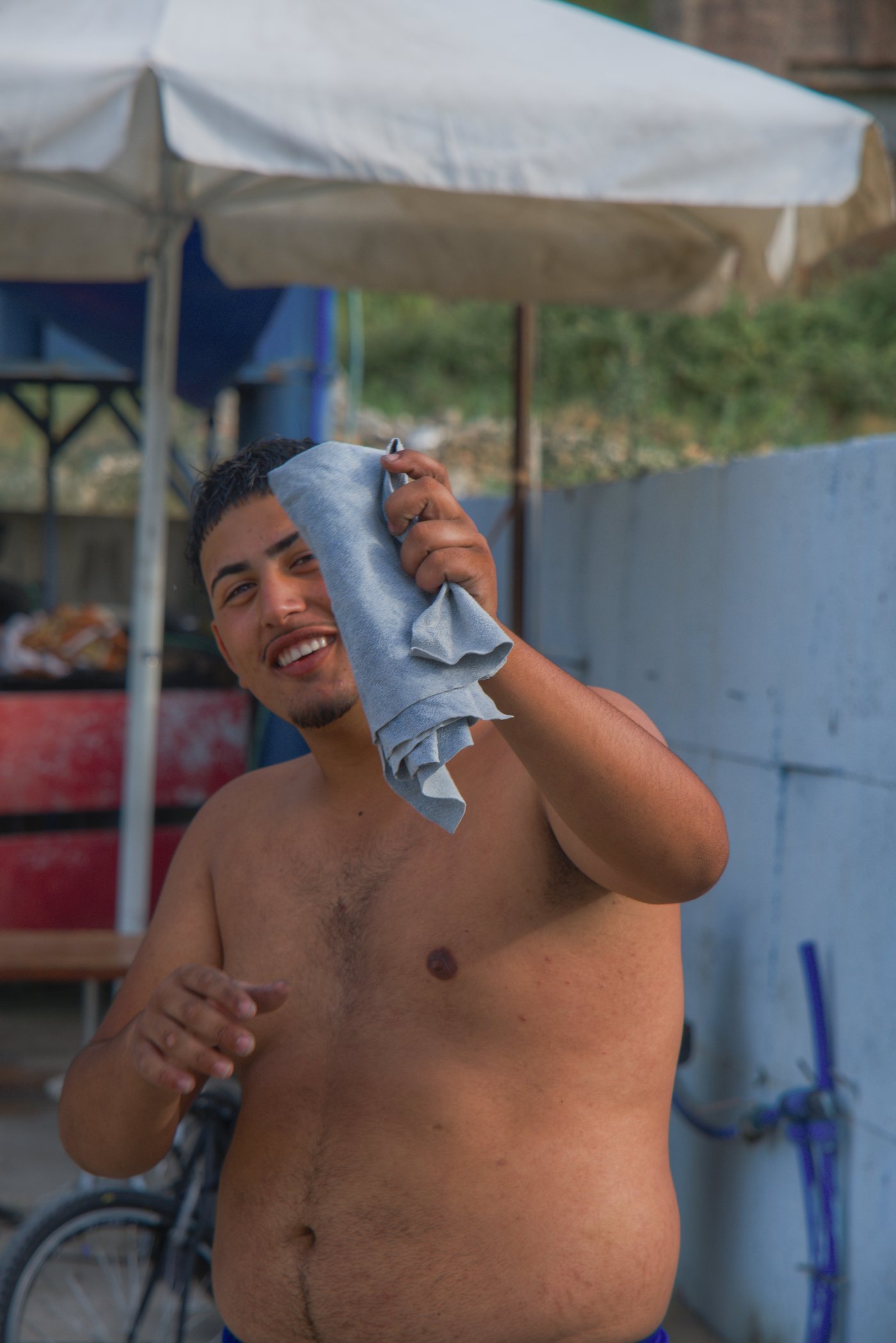 Taken while passing a car wash en-route to Elbasan, Albania