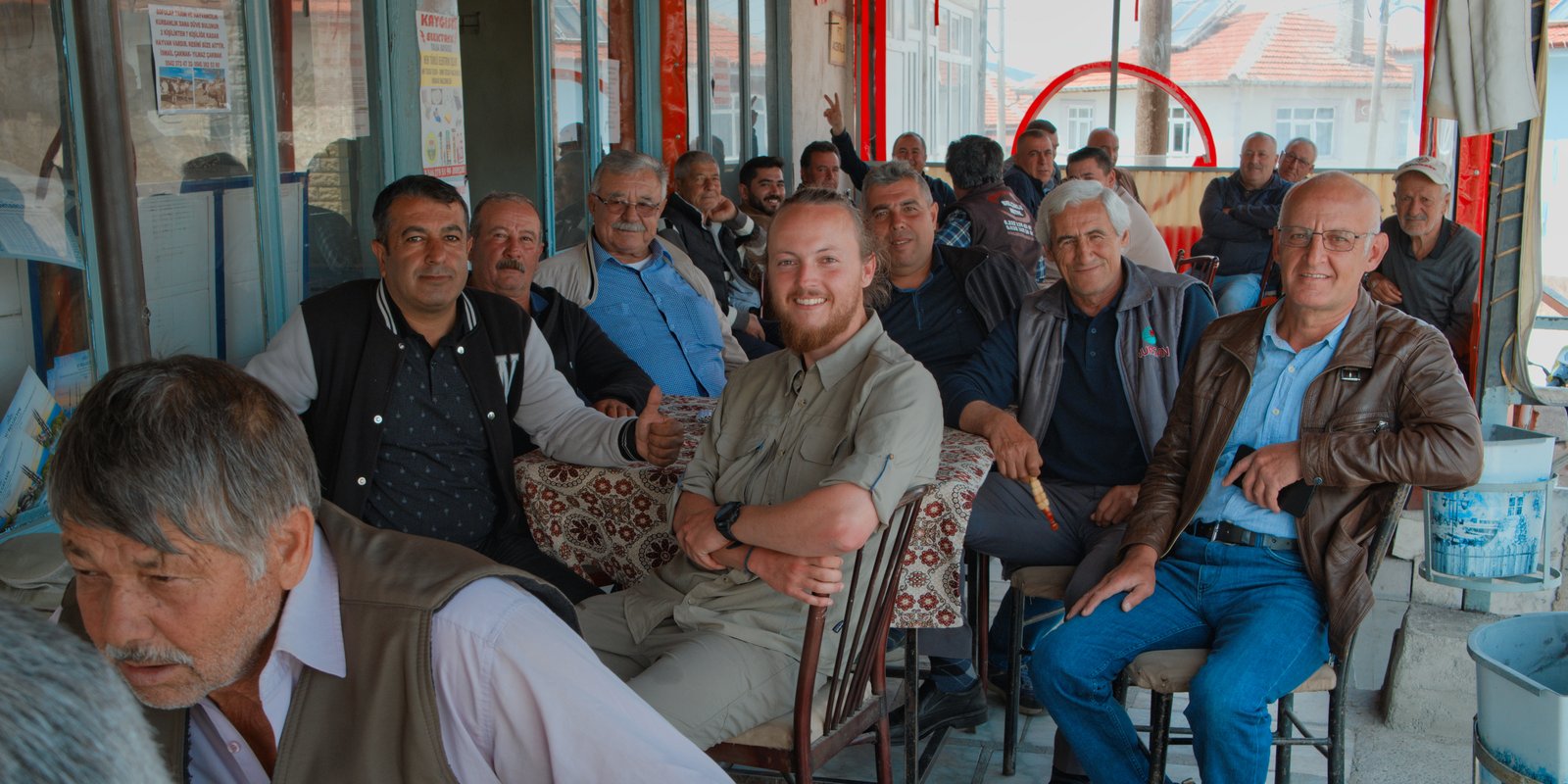 After a lively roundtable with seemingly the entire male population of the village of Çamözü, Turkey