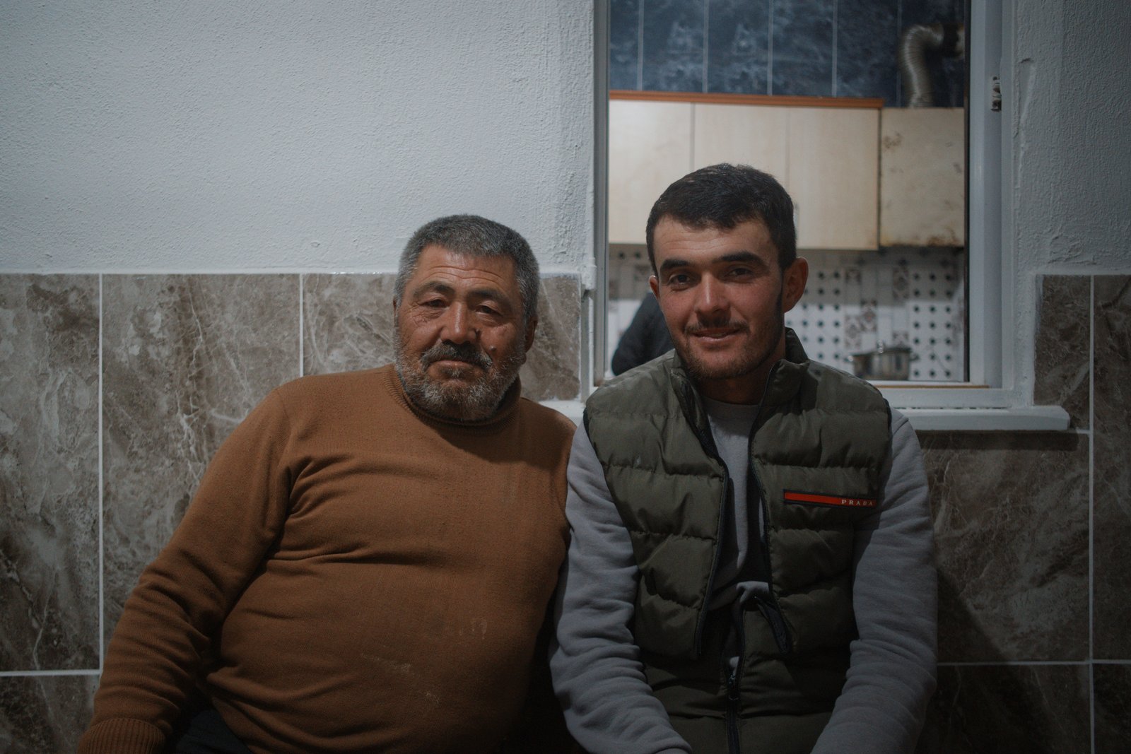 Tevik (right) and another of the workers who made me so welcome on a late night in the middle of a beautiful nowhere. Turkey
