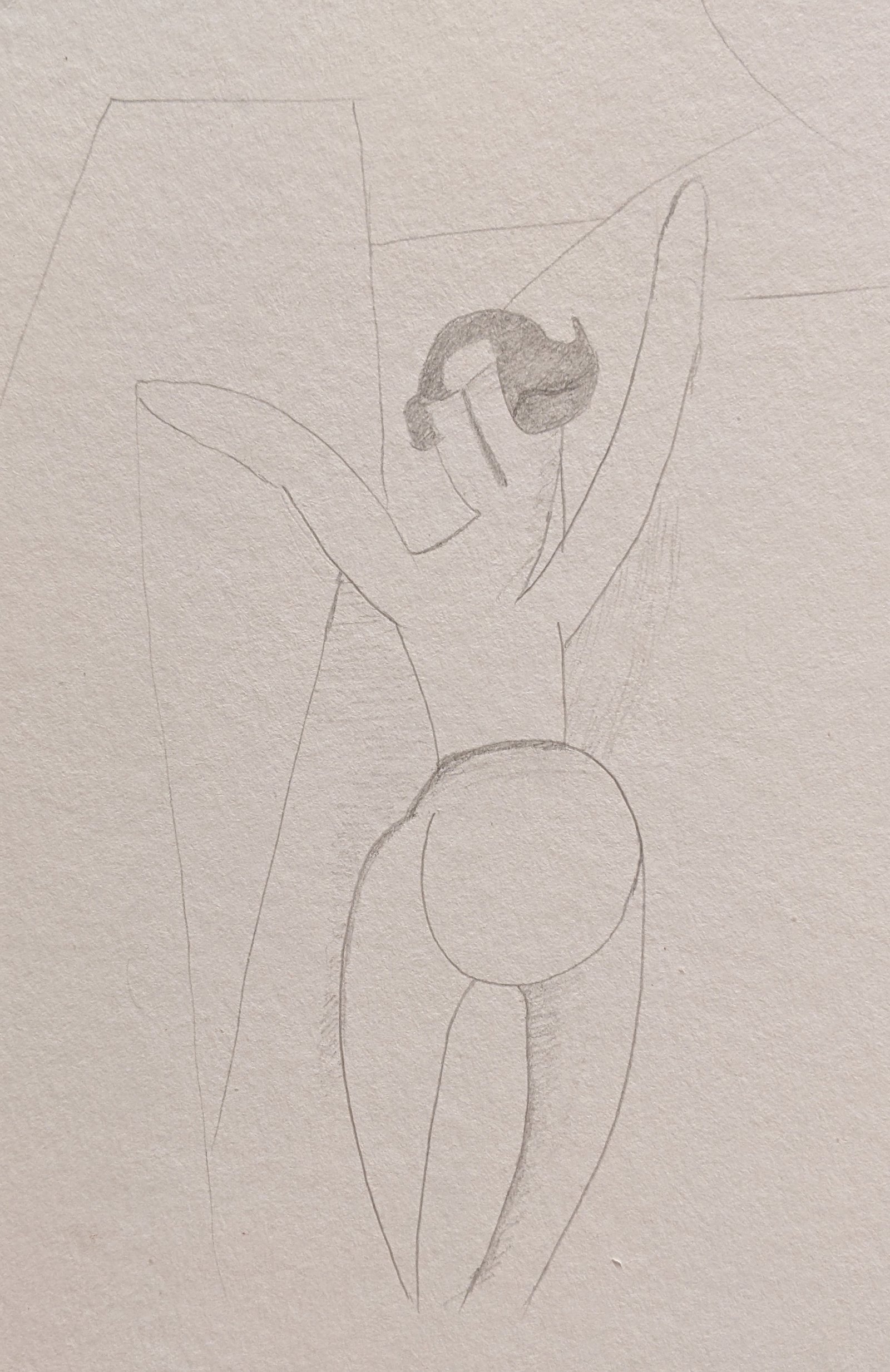 My fairly feeble attempt at a totem of Cubism.