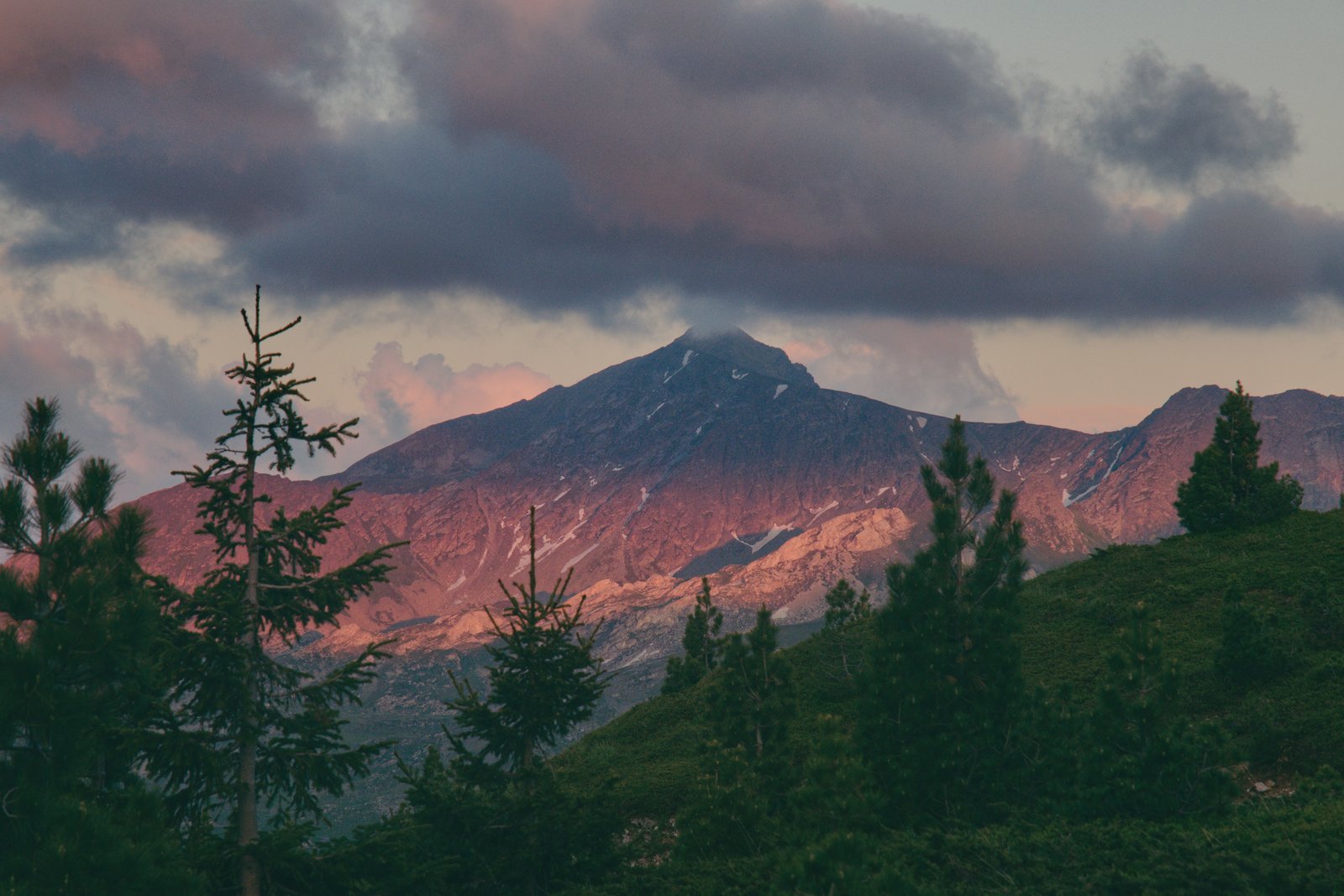 Getting a good look at the northern face of Gjeravica (Kosovo's tallest mountain) from where Chris and I camped at the tri-border of Montenegro, Albania, and Kosovo
