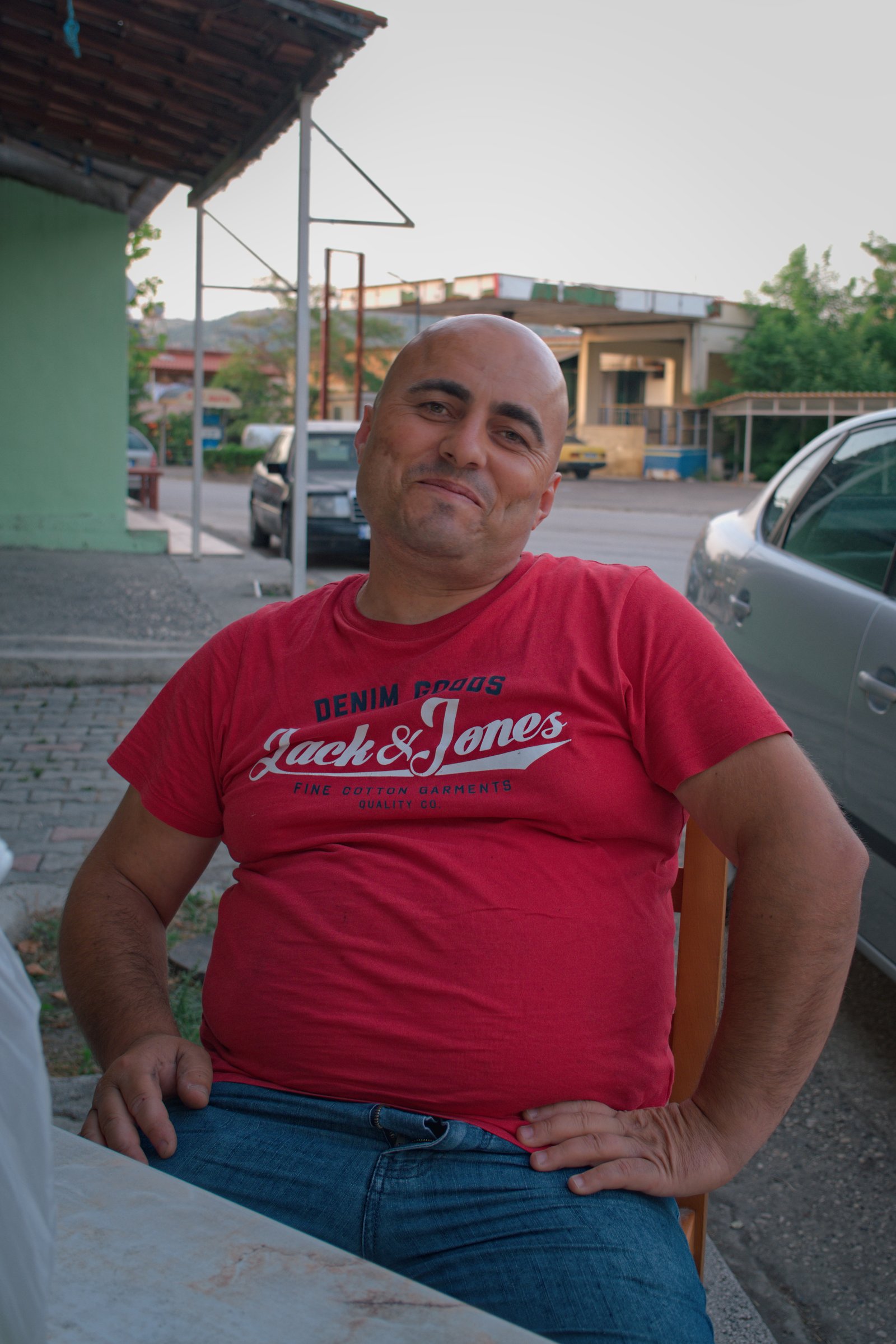Emeliano who I met and shared a few beers with in Ballsh, Albania
