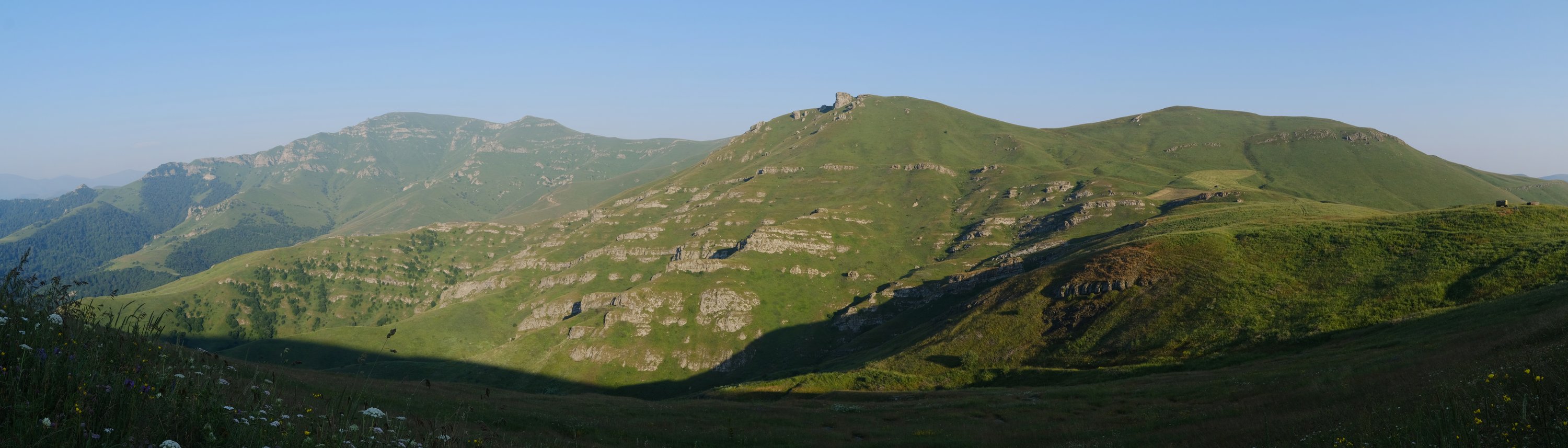 A panorama of the view on Day 4 of Jonny and I's adventure through Armenia