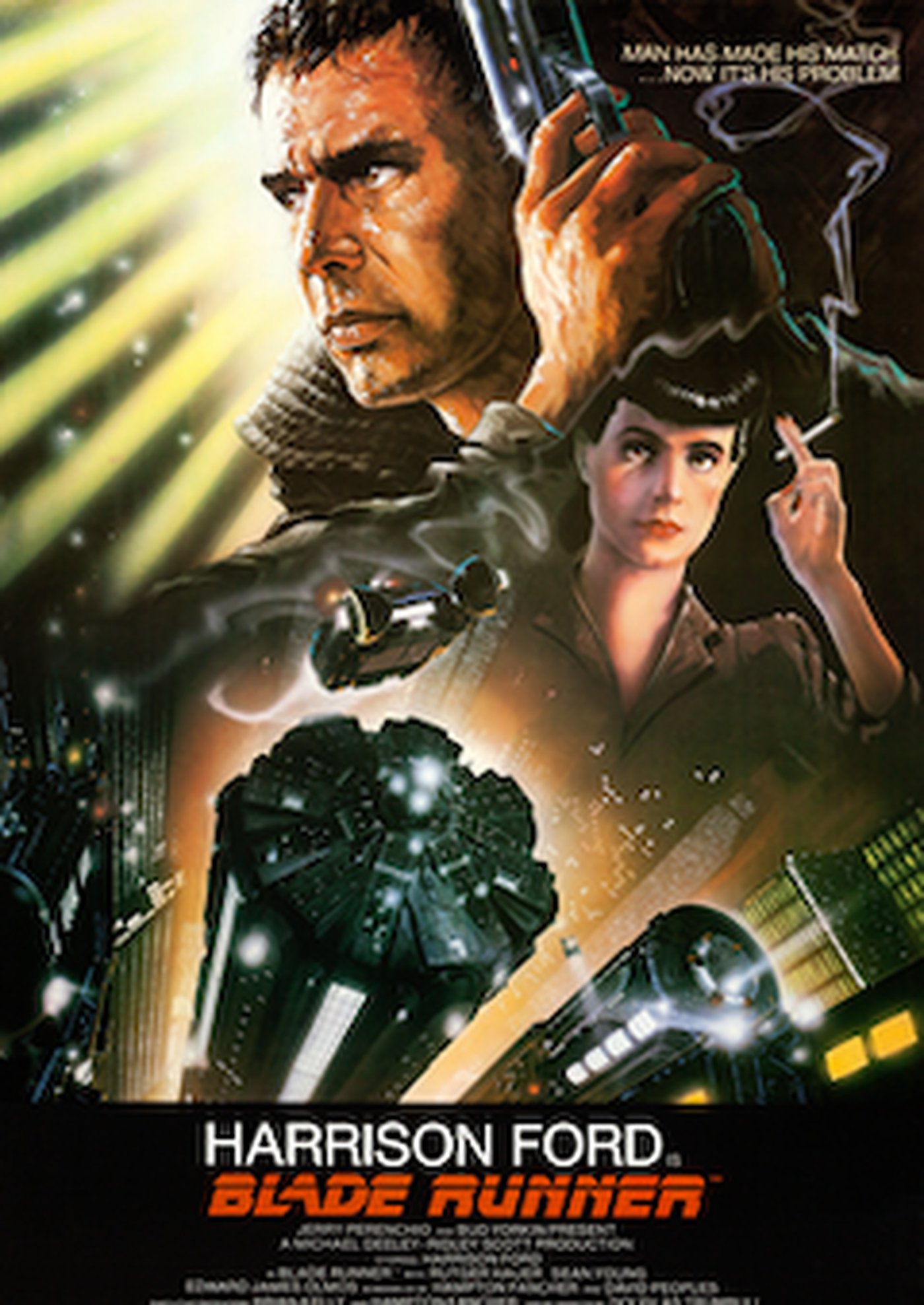 The poster for the film Blade Runner (1982)