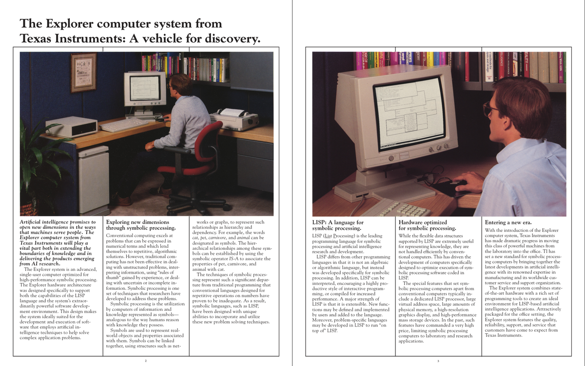 The Explorer Computer System, Page 1/2